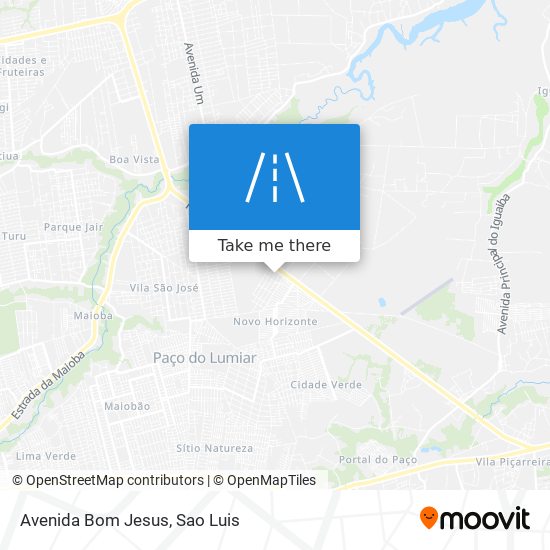 Avenida Bom Jesus map