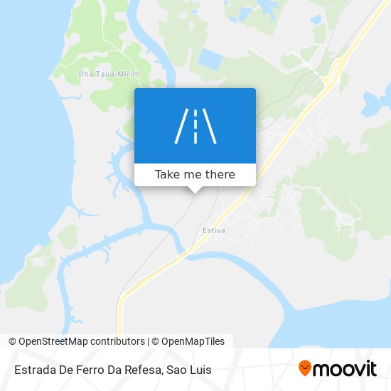 Estrada De Ferro Da Refesa map