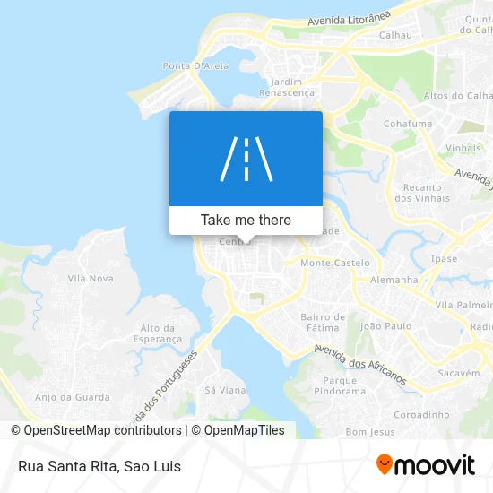 Rua Santa Rita map