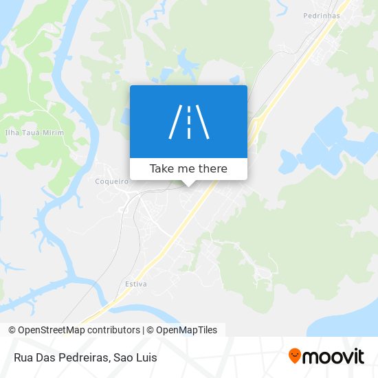 Mapa Rua Das Pedreiras