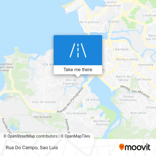 Rua Do Campo map