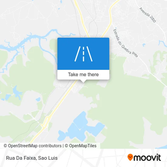 Rua Da Faixa map