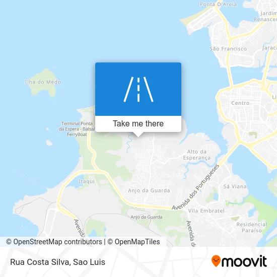 Rua Costa Silva map
