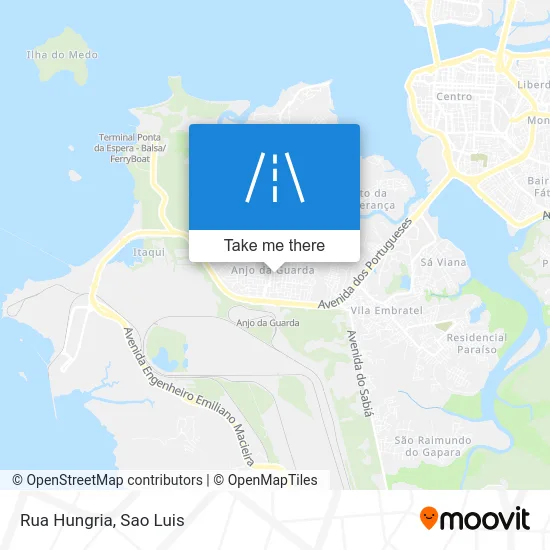Rua Hungria map