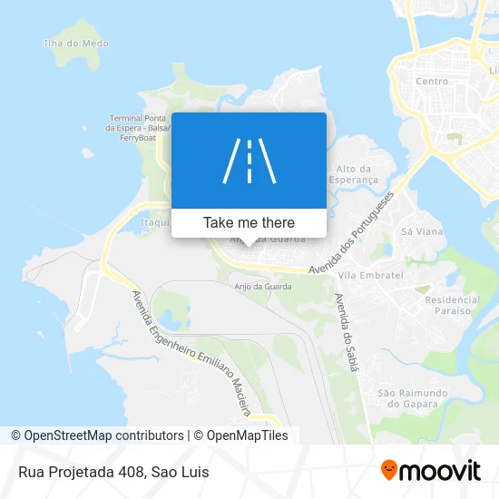 Rua Projetada 408 map