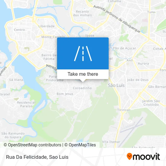 Rua Da Felicidade map