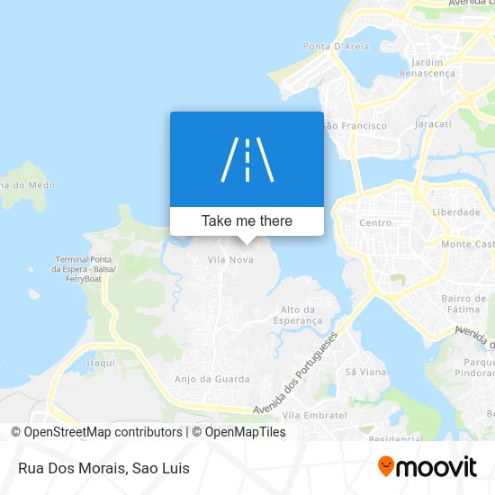 Rua Dos Morais map