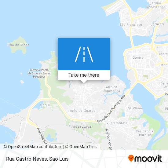 Rua Castro Neves map