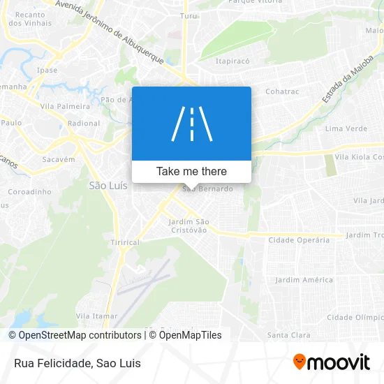 Rua Felicidade map
