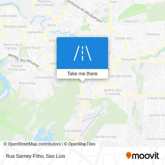 Rua Sarney Filho map