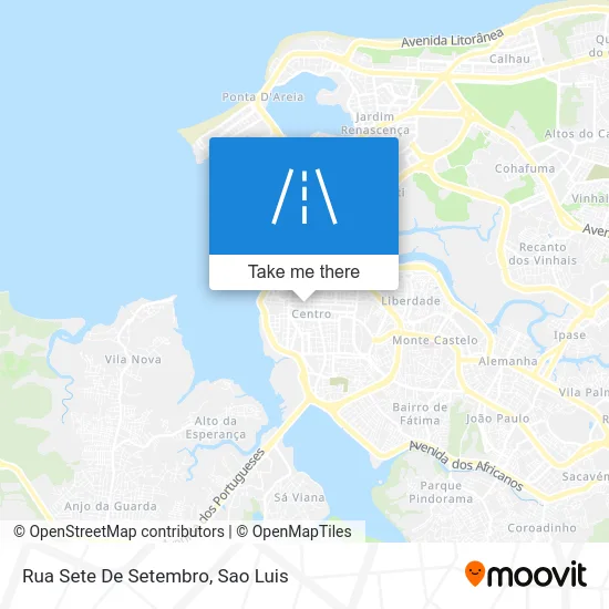 Rua Sete De Setembro map