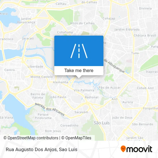 Rua Augusto Dos Anjos map