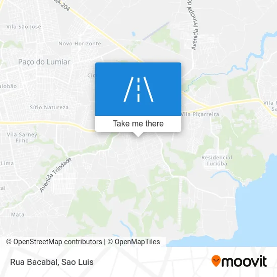 Rua Bacabal map