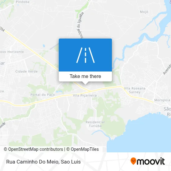 Rua Caminho Do Meio map