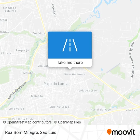 Rua Bom Milagre map