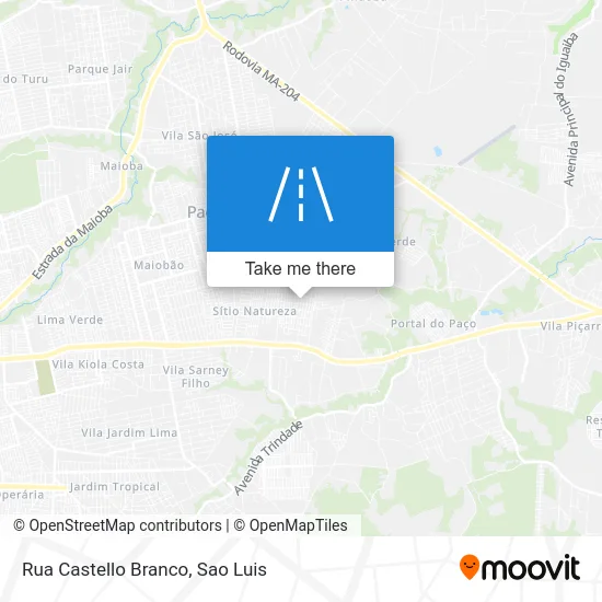 Rua Castello Branco map