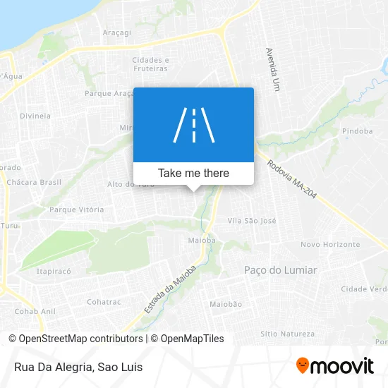 Rua Da Alegria map