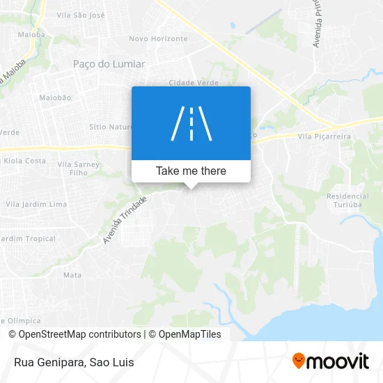 Rua Genipara map