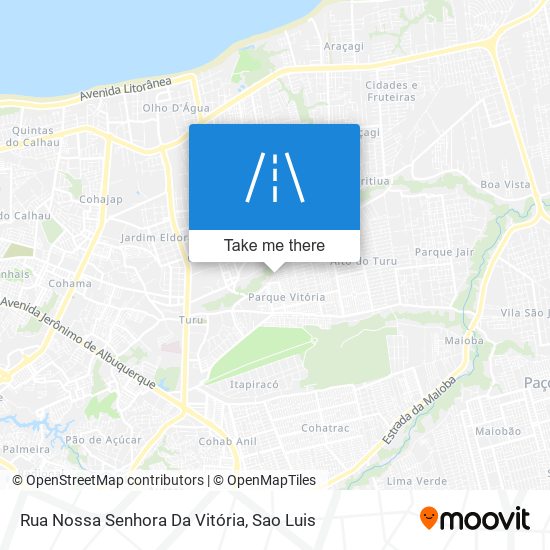 Mapa Rua Nossa Senhora Da Vitória