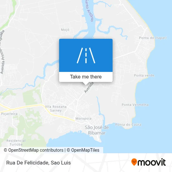 Rua De Felicidade map