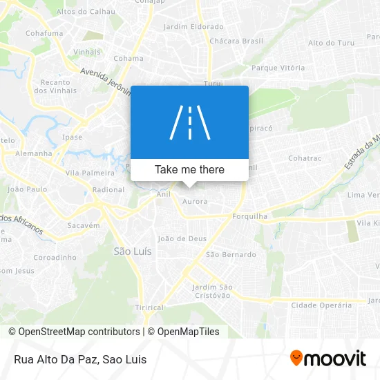Rua Alto Da Paz map