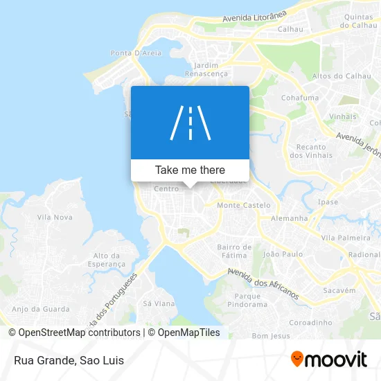 Rua Grande map