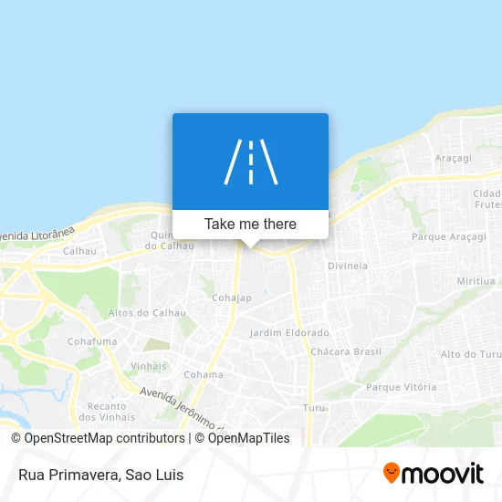 Rua Primavera map