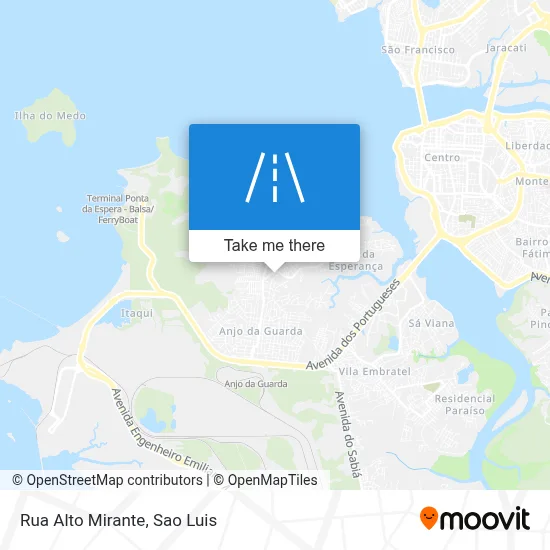 Rua Alto Mirante map