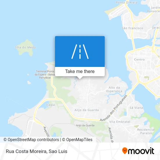Rua Costa Moreira map
