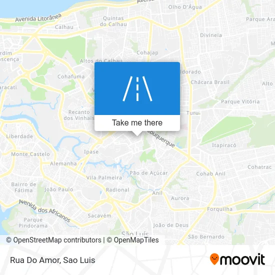 Rua Do Amor map