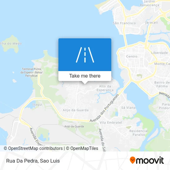 Rua Da Pedra map