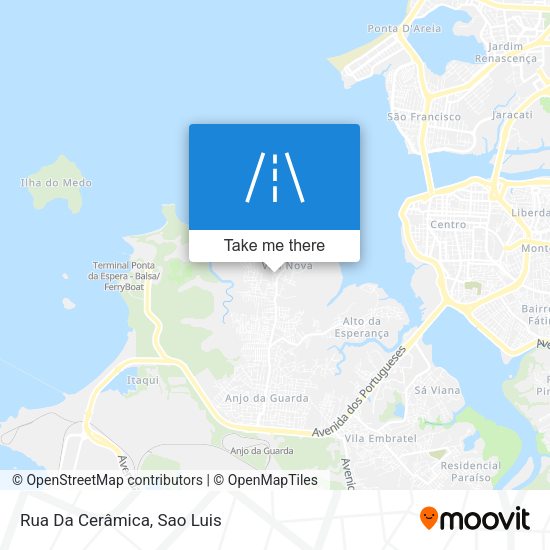 Rua Da Cerâmica map