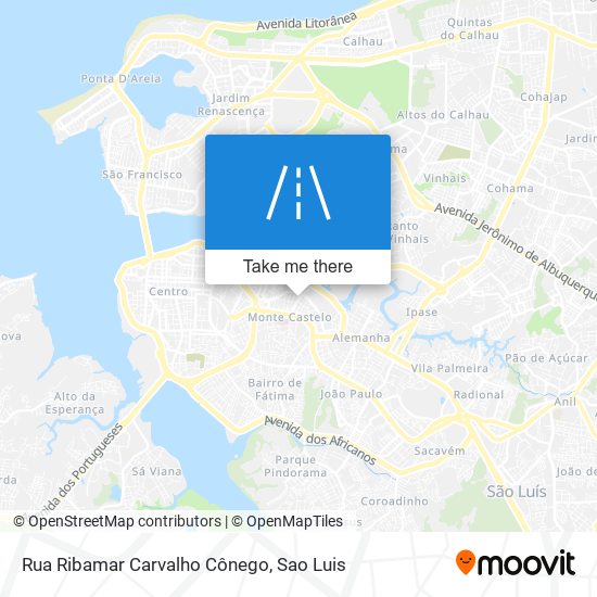 Rua Ribamar Carvalho Cônego map