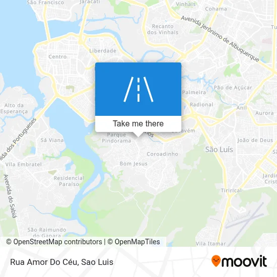 Rua Amor Do Céu map