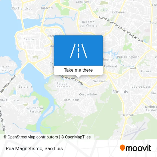 Rua Magnetismo map