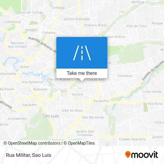 Rua Militar map