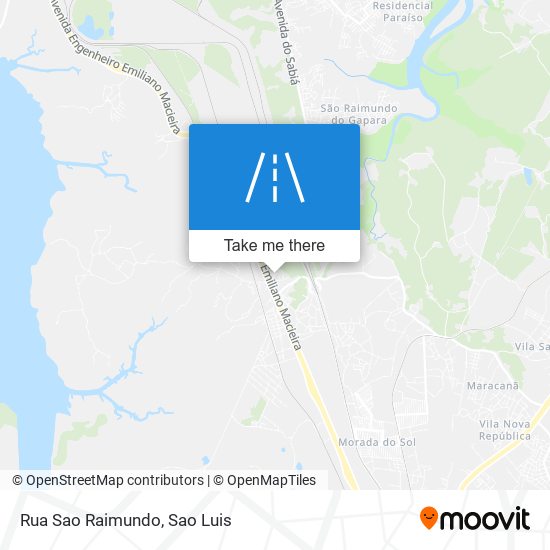 Rua Sao Raimundo map