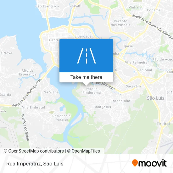 Rua Imperatriz map