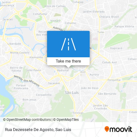 Mapa Rua Dezessete De Agosto