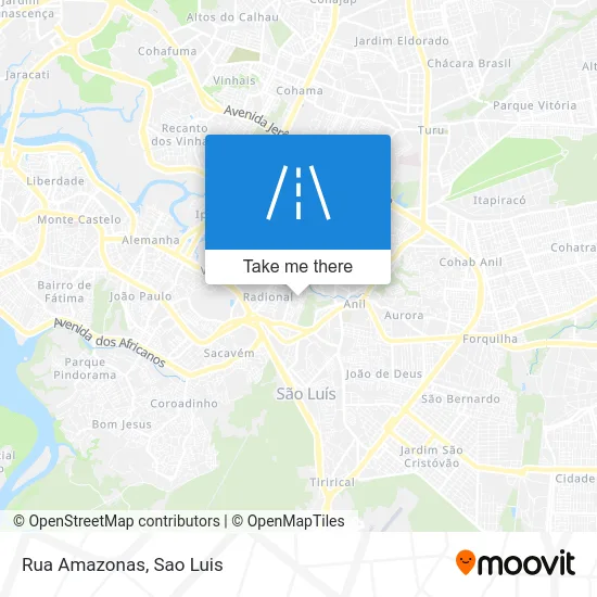Rua Amazonas map