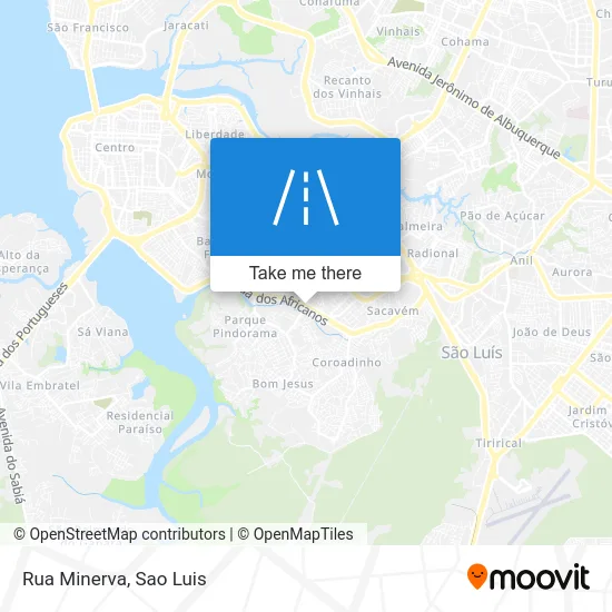 Rua Minerva map