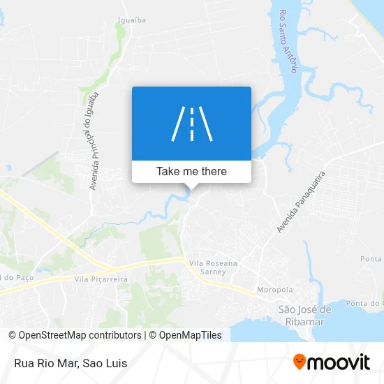 Rua Rio Mar map