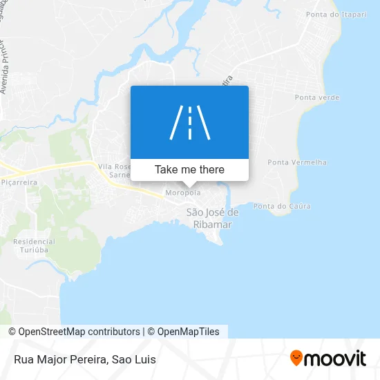 Rua Major Pereira map