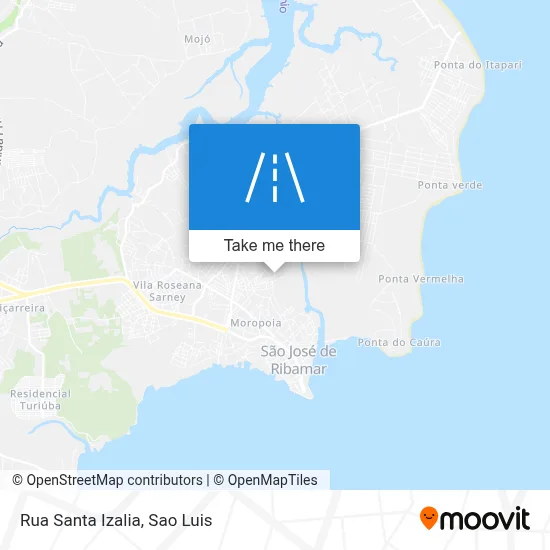 Rua Santa Izalia map