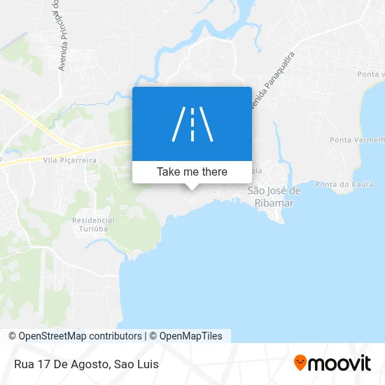 Rua 17 De Agosto map