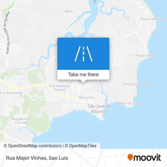 Rua Major Vinhas map