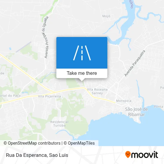Rua Da Esperanca map