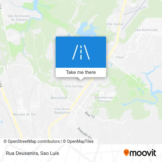 Rua Deusanira map