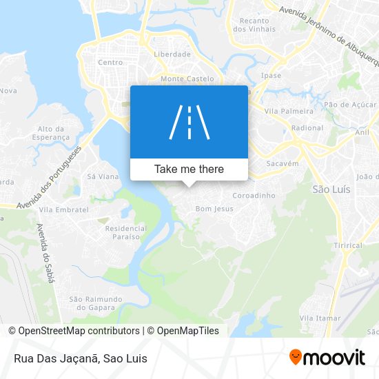 Rua Das Jaçanã map