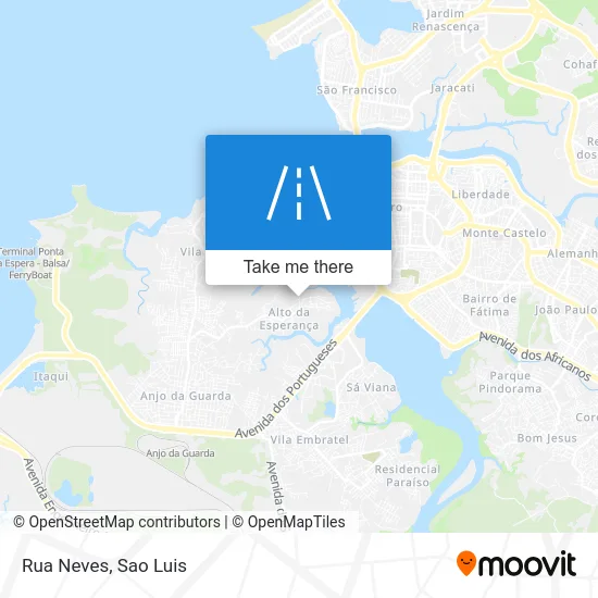 Rua Neves map